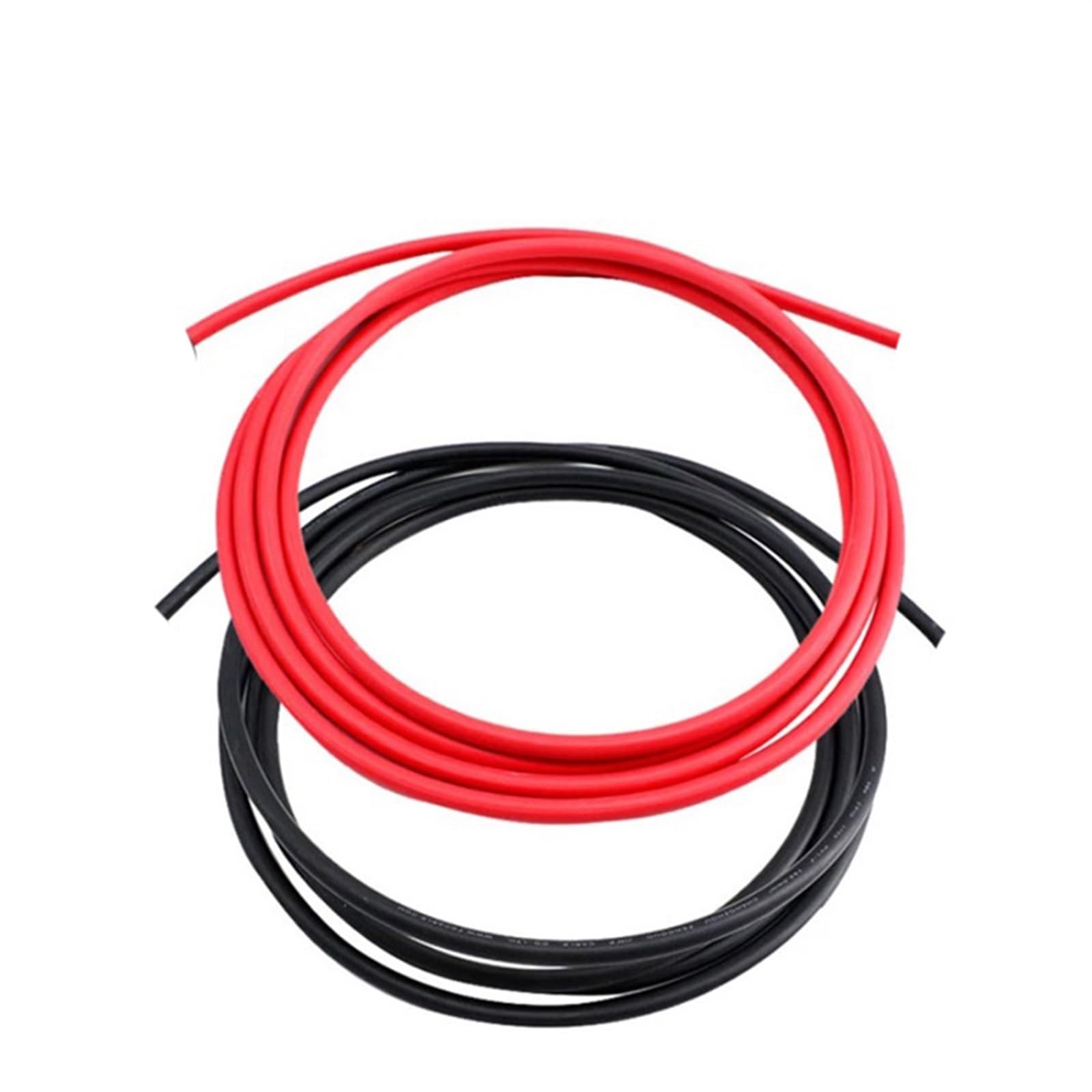 Outdoor Extension 10AWG 12AWG 14AWG Solar Connector Wire 2.5mm2 4mm2 6mm2 Tinned Copper Conductor Cable 1 Meter to 30 Meter Solar sheathed (Size : 6m Black and 6m red, Color : 10 AWG-6mm2)