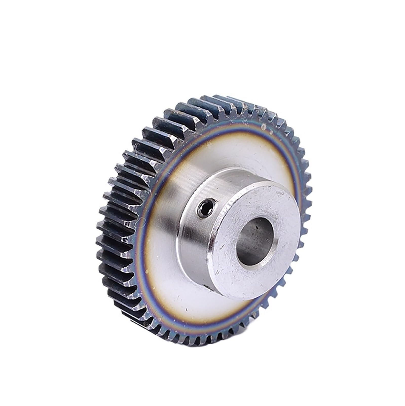Bevel Gear Pinion Hardware Mechanical 1pcs Spur Gear 1M 40T-72T Steel Motor Pinion Gear Transmission Accessories Bore Size 10mm(48 Teeth)