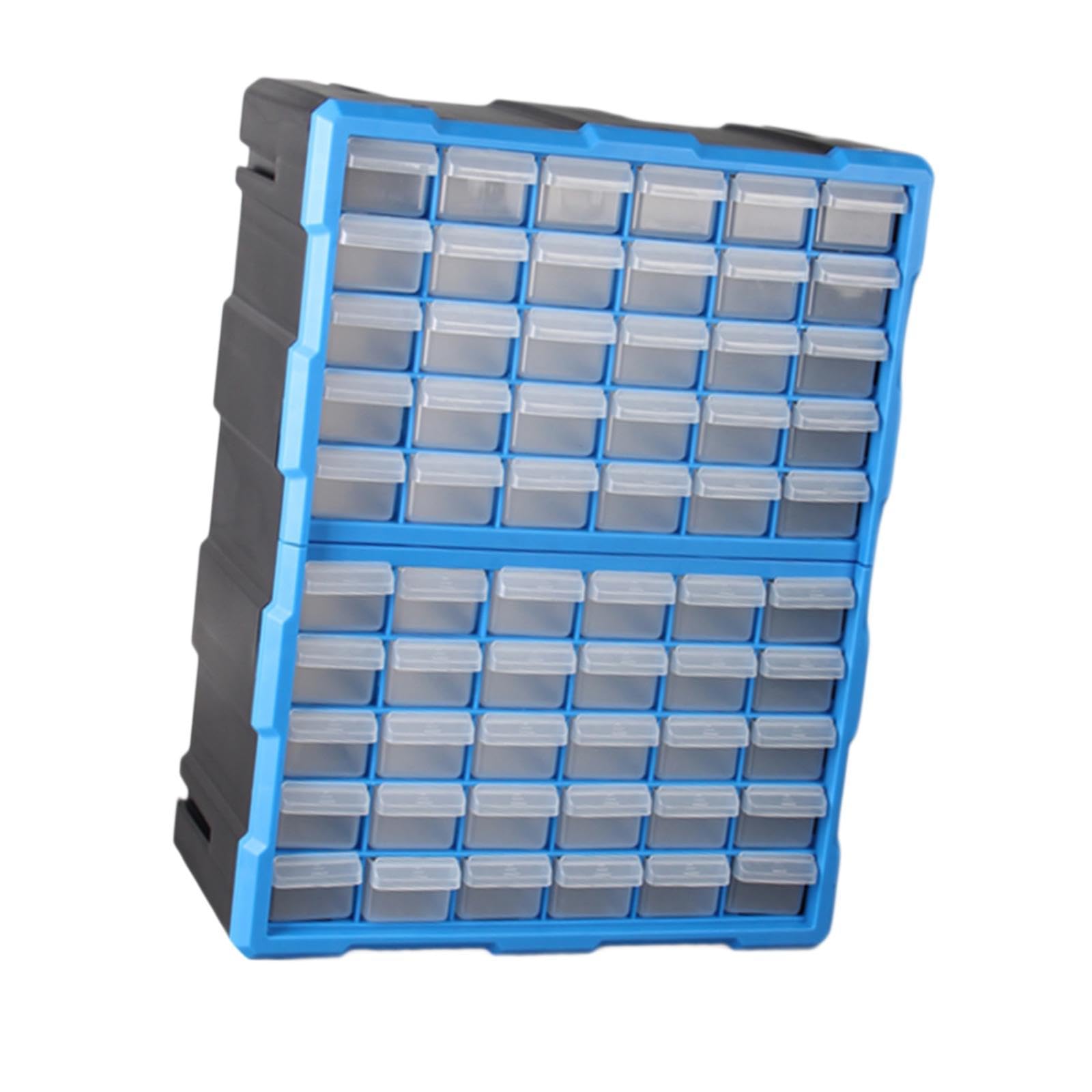 60 Drawers Parts Organizer Garage Storage Sorting Box Wall Mount Tool Chests Blue|Home & Garden| Tools & Workshop Equipment| Tool Boxes & Storage| Tool Boxes-image-43