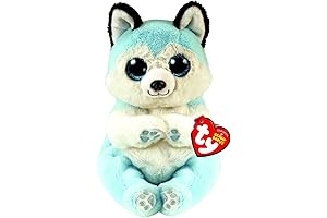6" Teeny Ty Beanie Thunder Husky Plush Stuffed Animal