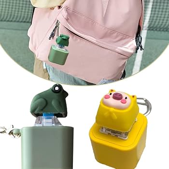 Frog Croaking Fidget Toy Keychain - Rechargeable, LED Lights, Fun Stress Relief For Adults & Kids, Sensory Anxiety Toy-965201