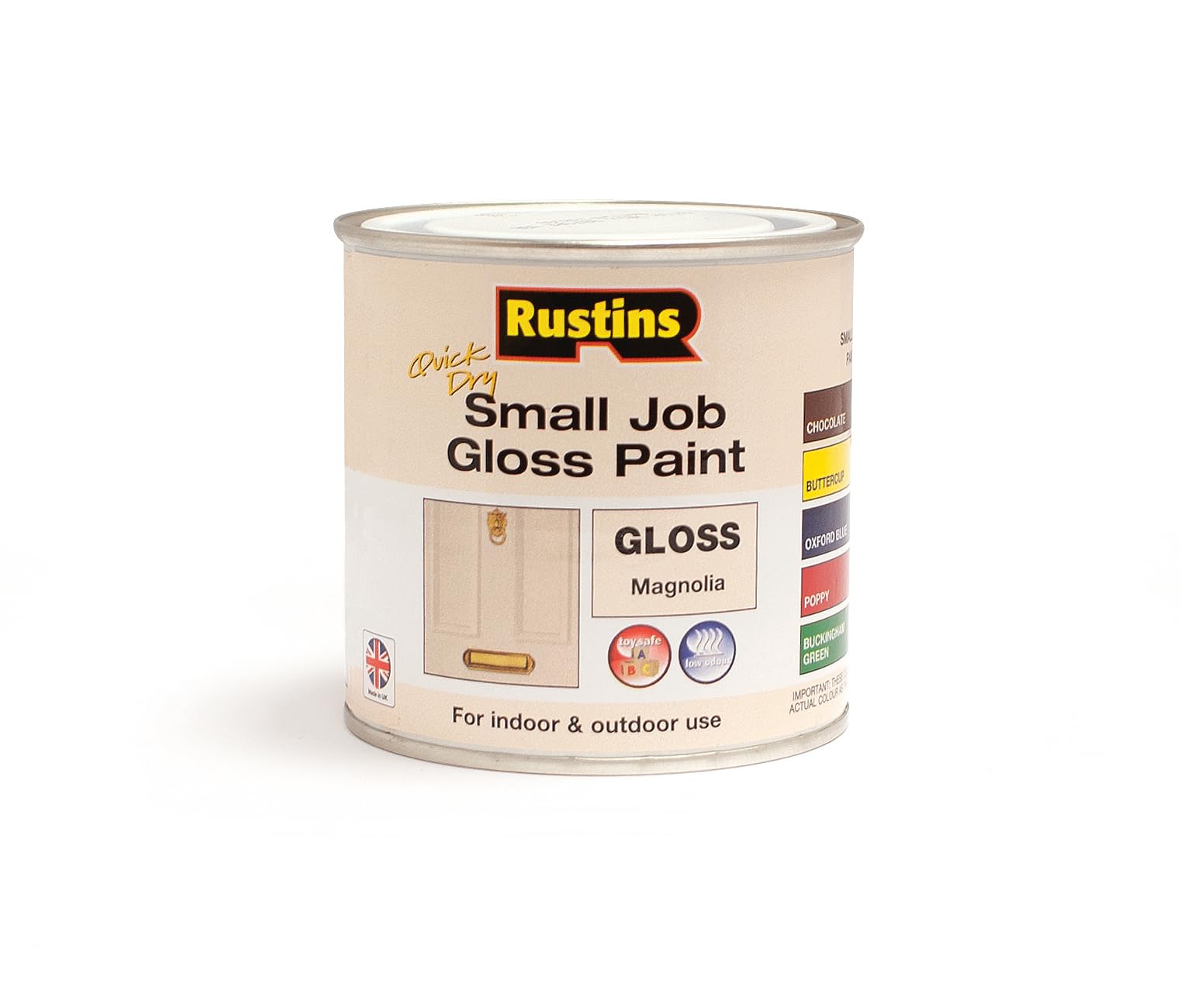 RUSTINS Small Job Gloss Paint Magnolia 250ml Amazon.co.uk DIY & Tools