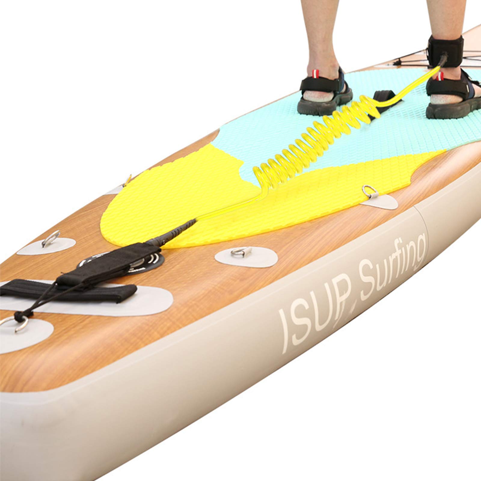 Guinzaglio Da Surf Jodsen 10 Piedi | Leash In TPU 7mm Per SUP E Tavole Da Surf | Cinturino Alla Caviglia - Foto 7