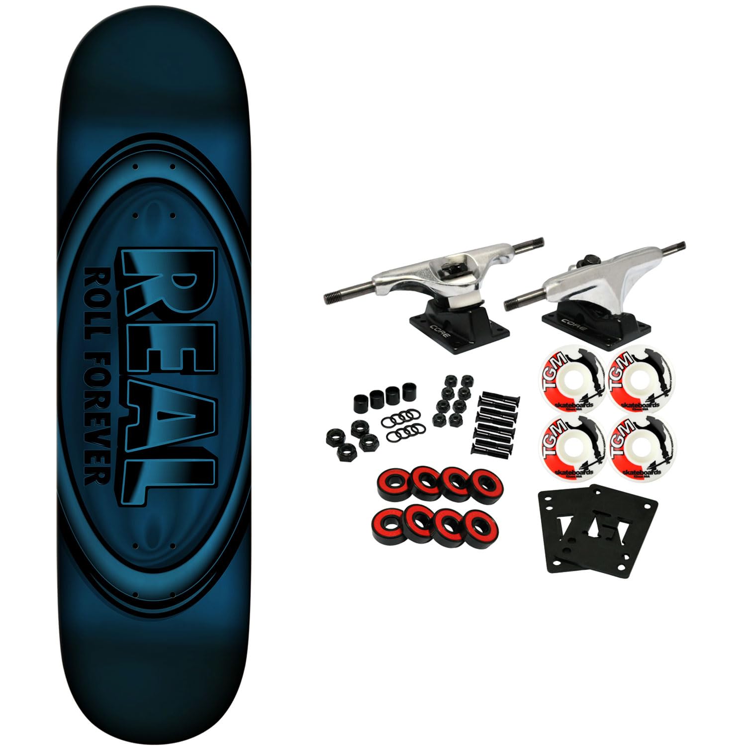 Real Skateboard Complete Basalt DBX Oval 8 5 x 31 8