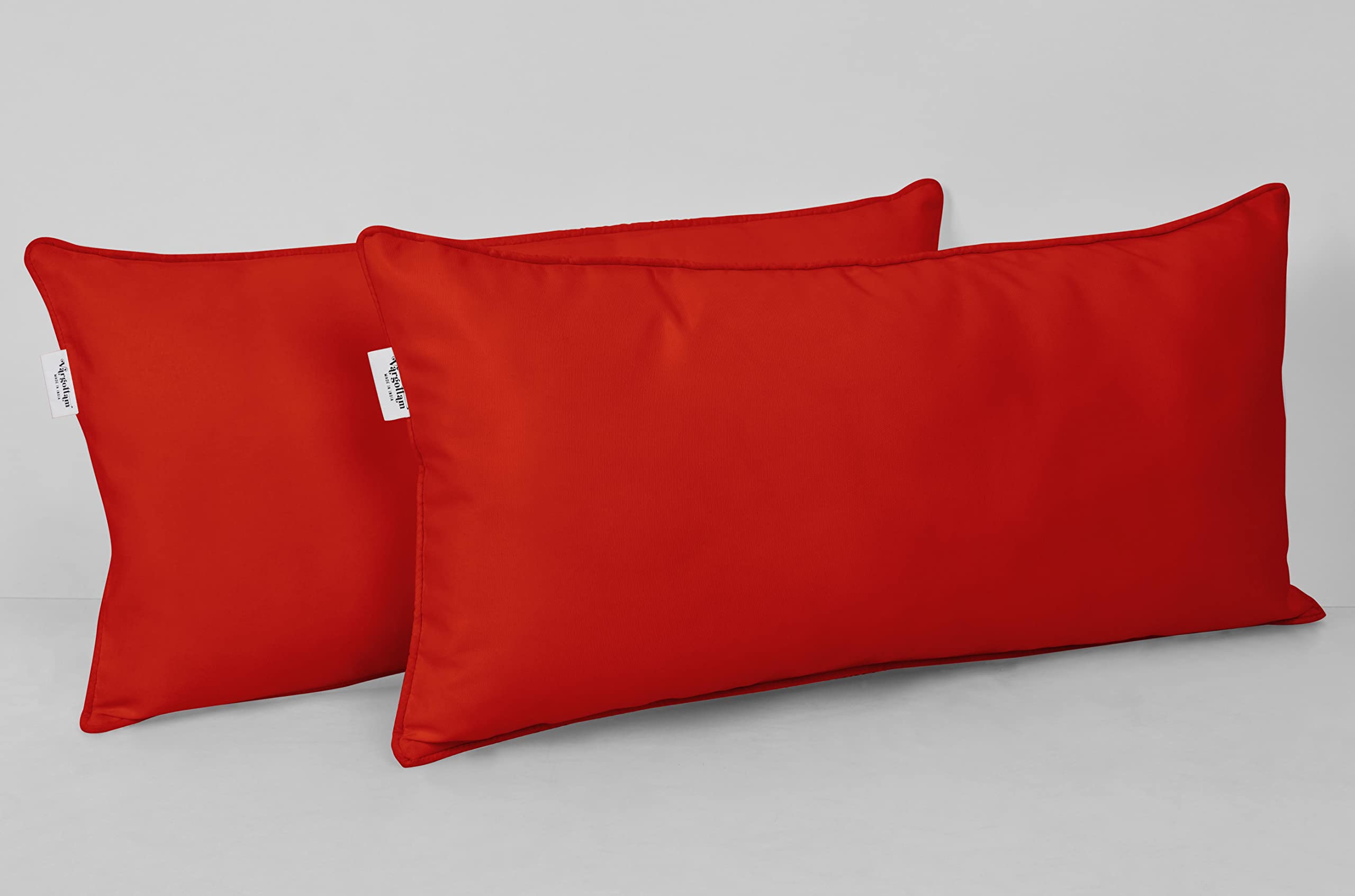 Vargottam Custodia Da Cuscino Lombare In Poliestere Interno/Esterno, Cuscino Rettangolare Impermeabile Per Tutto Il Tempo Per Mobili Da Patio, 16 X 24 Set Di 2 - Piastrelle