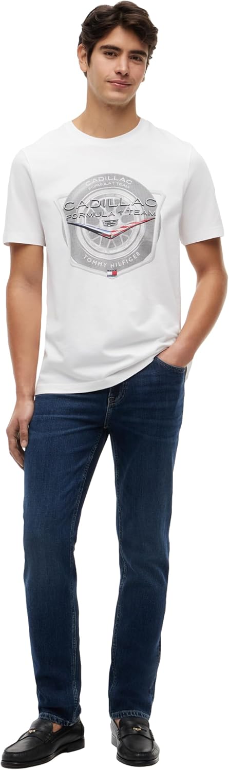 Tommy Hilfiger Formula 1 Mens Tommy X Cadillac F1® Team Tire T-Shirt