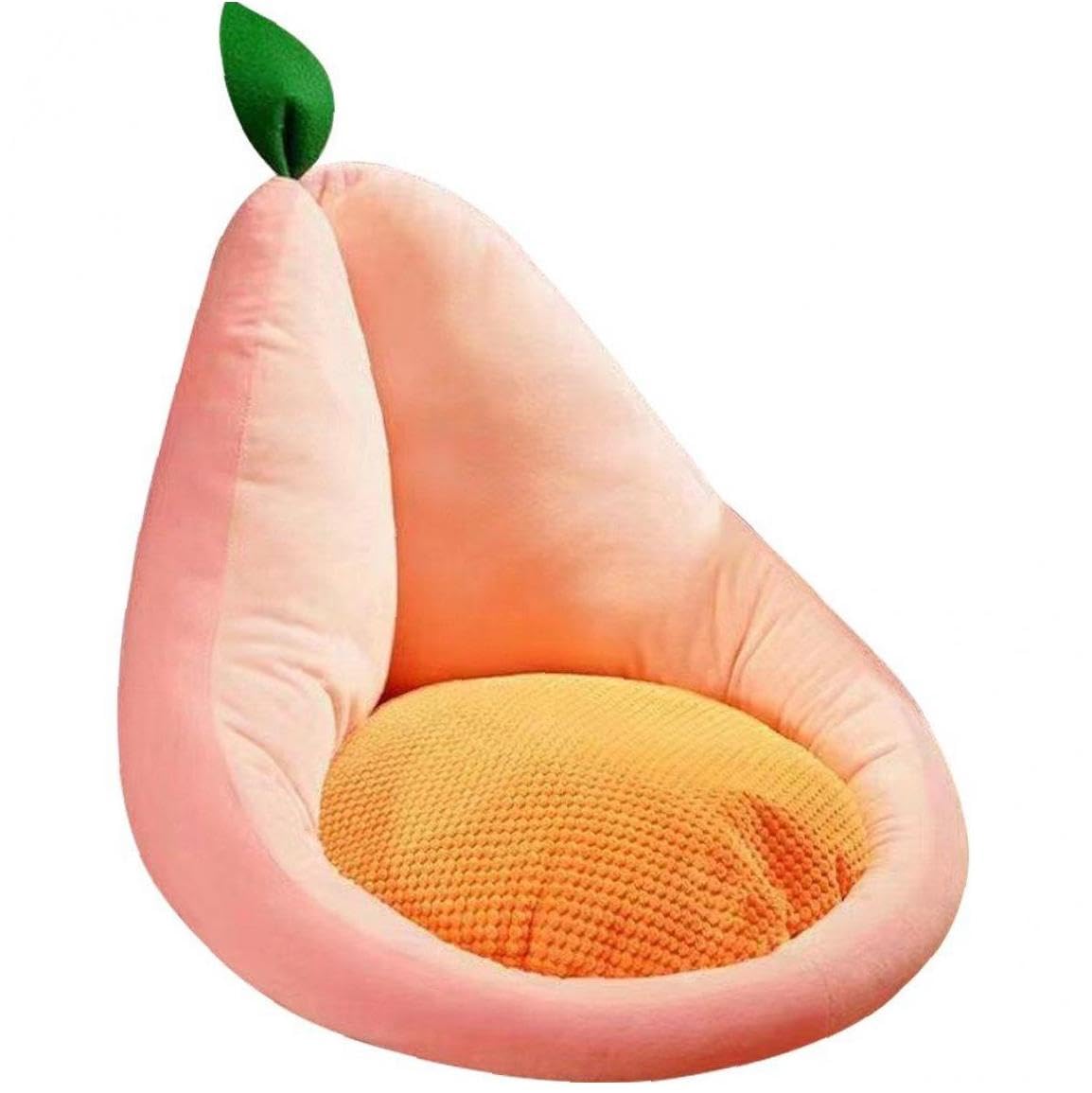 クッション・座布団 Peach Amazon.co.jp: かわいい 桃 フルーツ型 座布団 椅子クッション 厚い