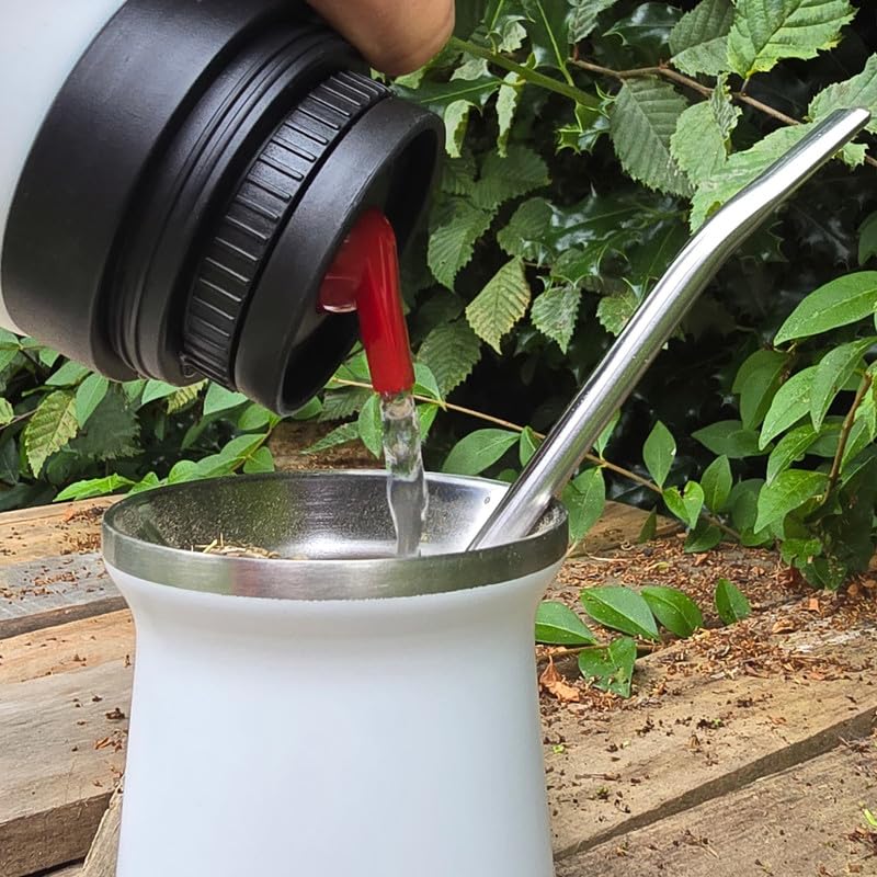 Gaucho Bruno - Stainless Steel Industrial Kit for Drinking Yerba Mate Bombilla Straw and 1 Litre Easy to Clean - Image 4
