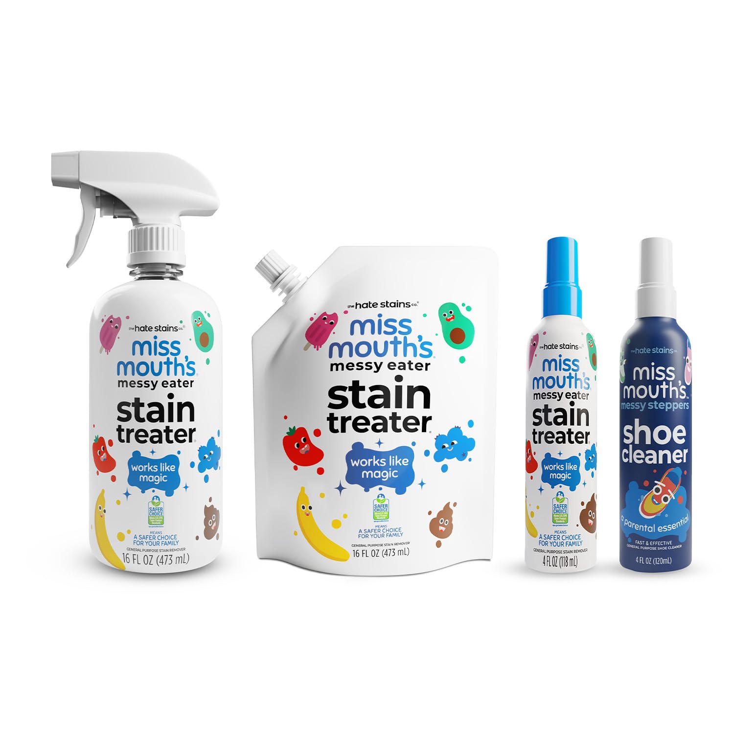 Messy Eater Stain Treater and Messy Steppers Essentials Kit