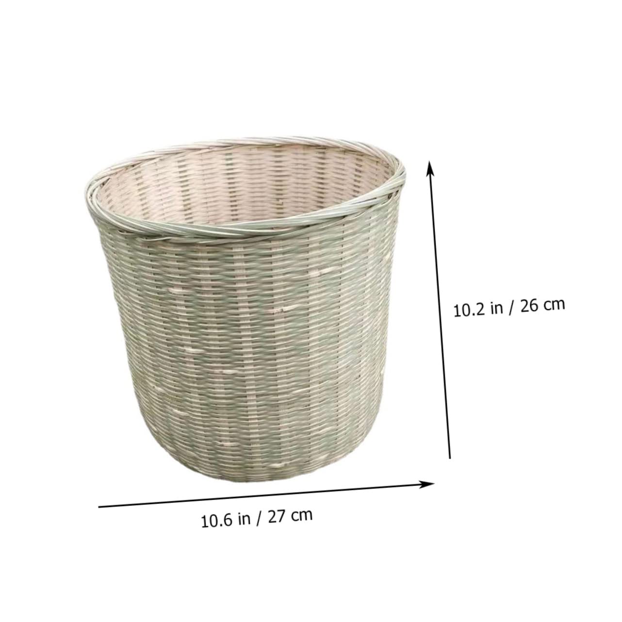 DOITOOL Cesto in Bambù Tessuto Versatile Per Cucina e Casa Portaoggetti Multiuso Per Verdure Abiti e Rifiuti Organizzatore Naturale