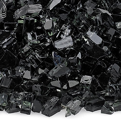 Image of 1 /4 inch Black Fire Glass, 20 lb. Bag