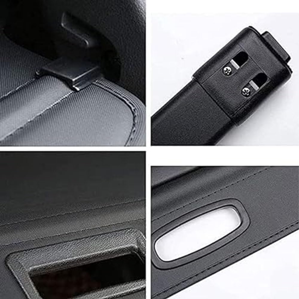 Ausziehbar Kofferraumabdeckung Rollo für Audi A3 Sportback (8Y) Hatchback 2021,Kofferraum Schutz Abdeckung Versenkbares Sicherheits Abschirmungs-Organizer Auto-Regale-Zubehö