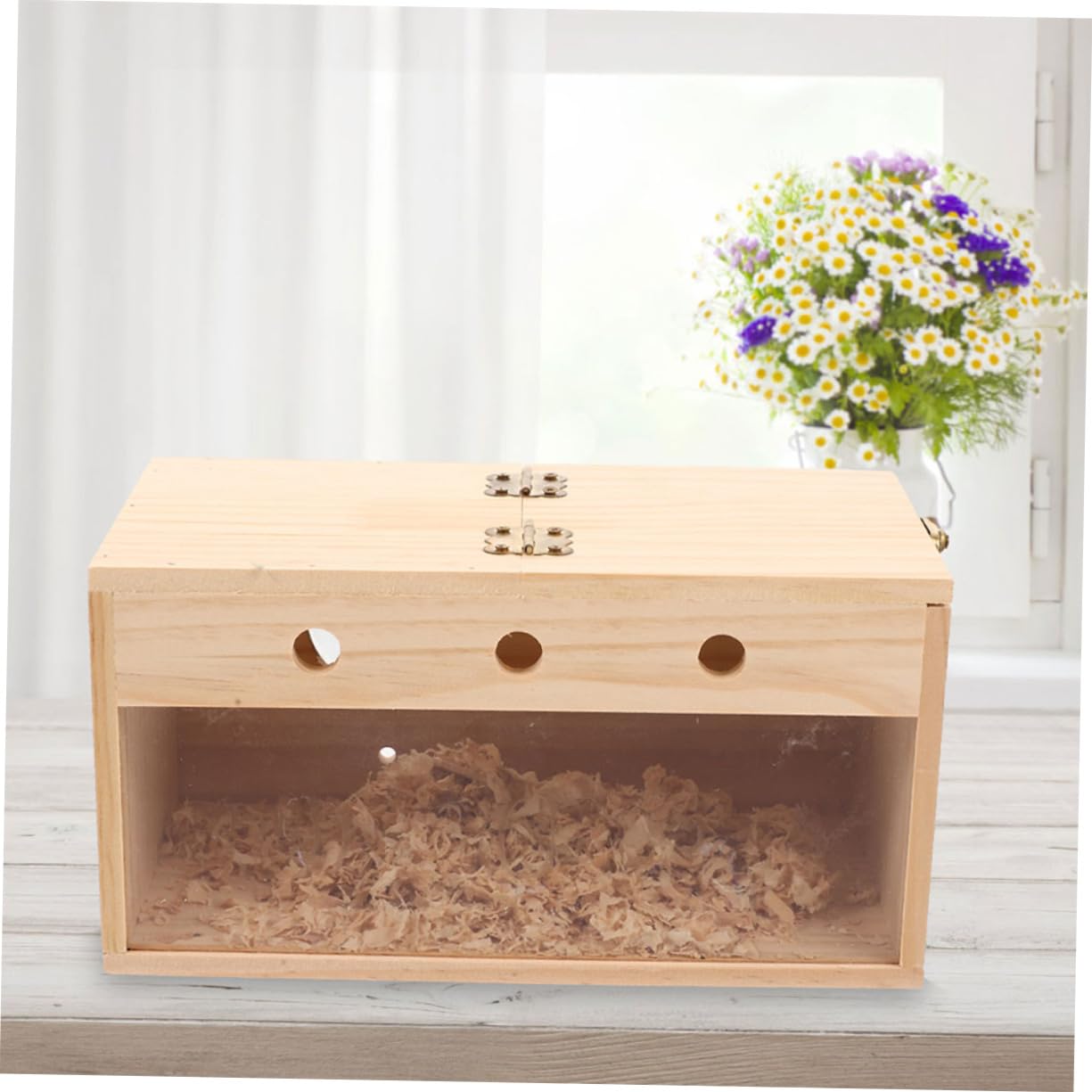 Toddmomy Caja De Cría De Loros Nidos De Pájaros para Jaulas Juguetes De Aves para Periquitos Casa De Pájaros Nido De Pájaro De Madera Accesorios De Aves Nido De Pájaro De Madera Madera