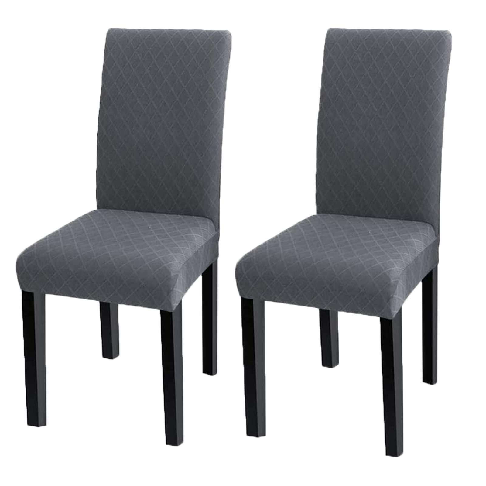 NMVAWIPT Stretch Parsons Dining Chair Covers, Removable Washable Elastic Slipcovers, For Restaurant, Hotel, Ceremony(#4,2pcs)