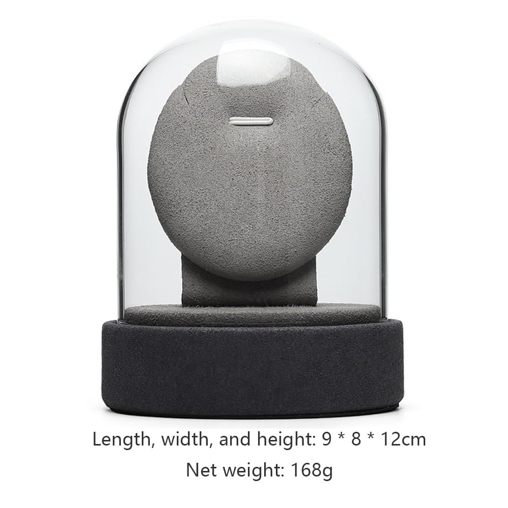 Schmuckständer Schmuckvitrine aus Glas, staubdichter Schmuck-Organizer schmuckaufbewahrung