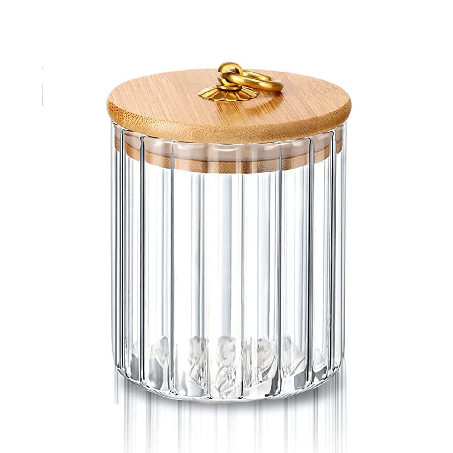 Amazon.com: LUCKTE Glass Candy Canister Airtight Storage Jar With