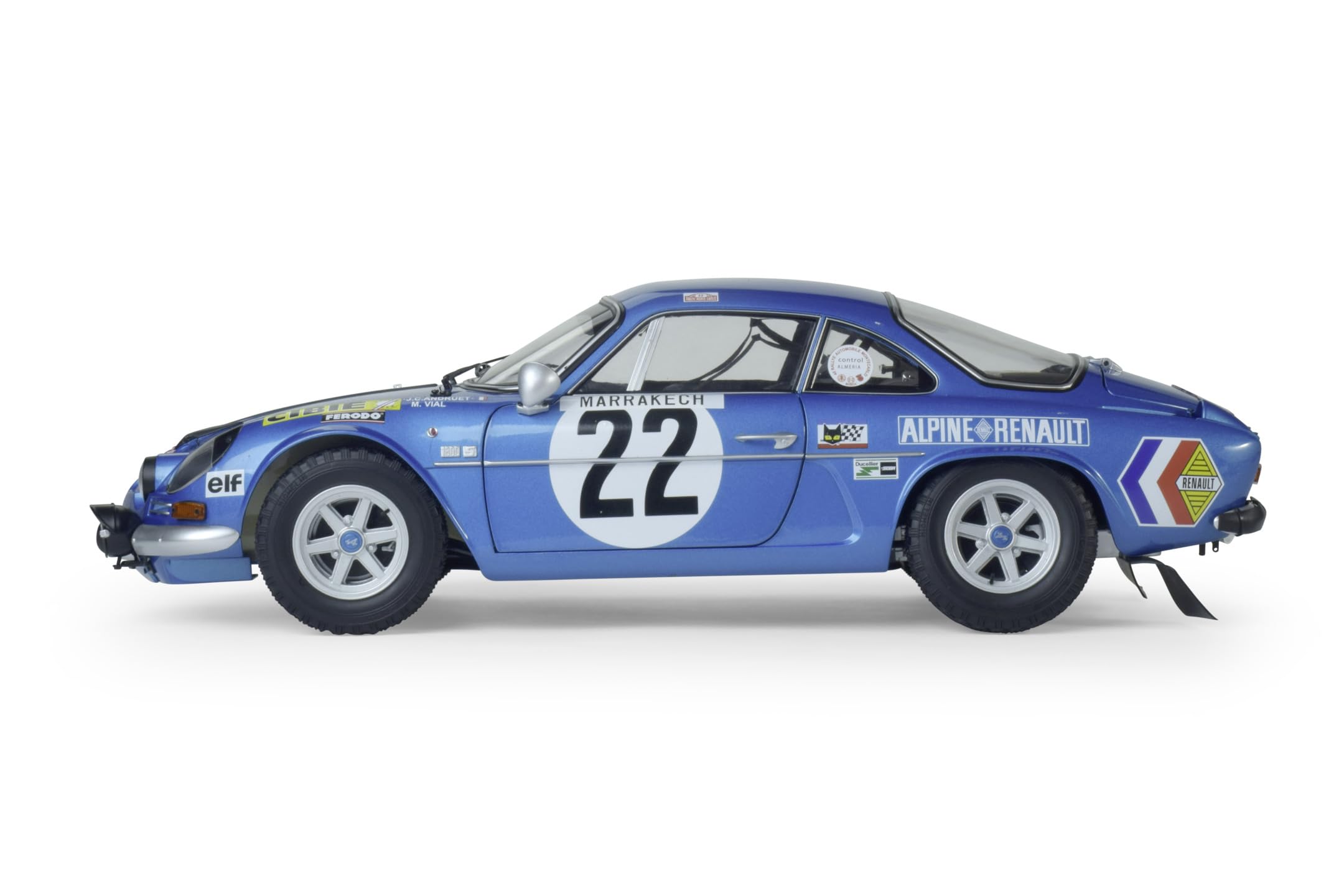 IXO Colecciones 1:8 IXO Renault Alpine A110 Rally (WB) - modelismo, maquetas, Kit de modelismo, Kit de modelismo, función luz, Kit de construcción