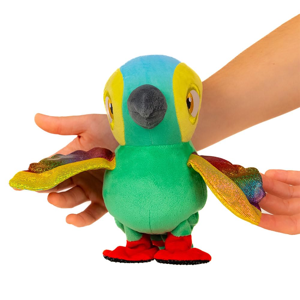 BANDAI La Granja de Zenón interaktywna pluszowa zabawka Lorito Pepe