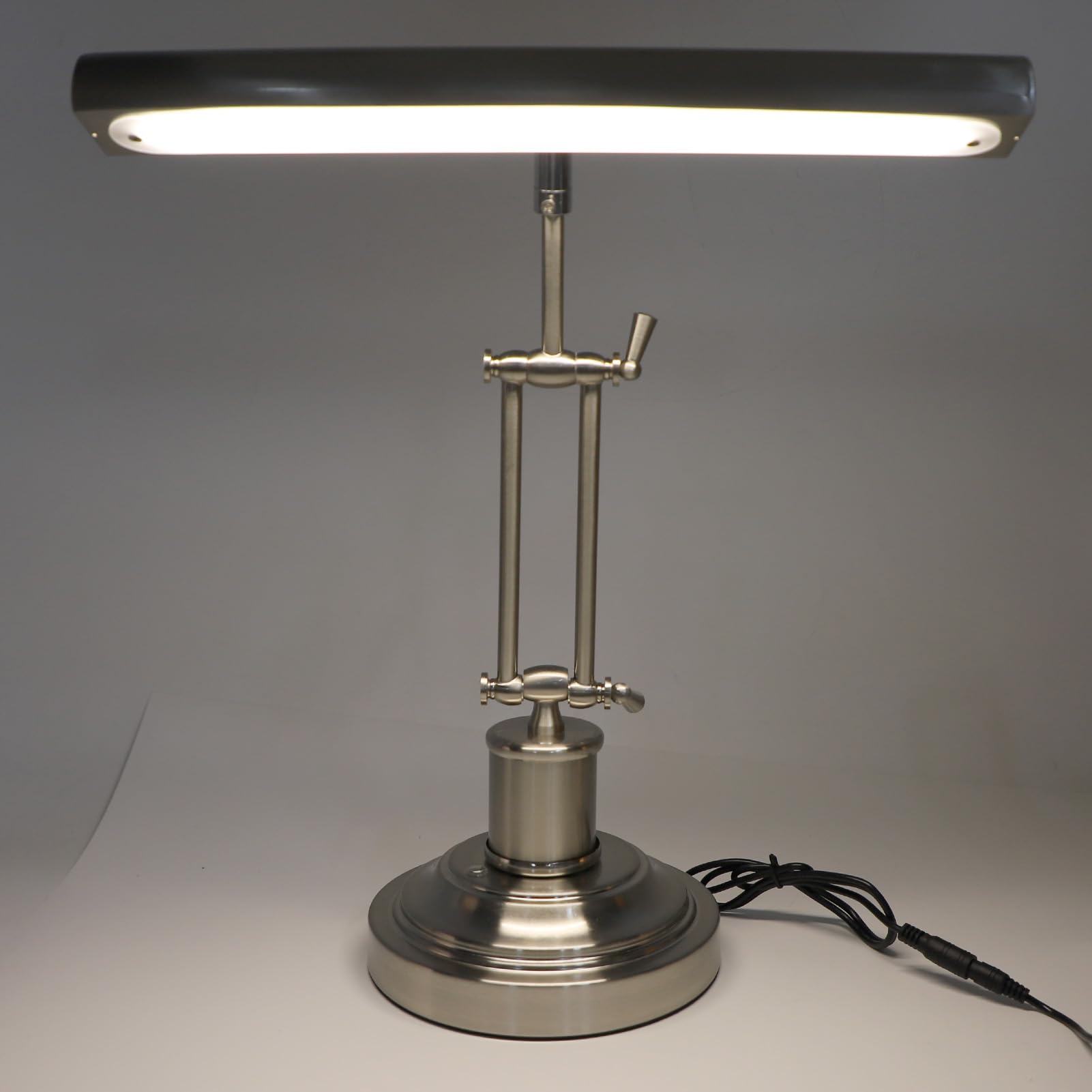 XUMIUZIY Lampe de Piano pour Piano Droit, Lampe de Piano LED 12W avec Température de Couleur 3000K-6000K, Réglage Continu de la luminosité, Double Bras et Contrôle Tactile, 85 CRI Eye