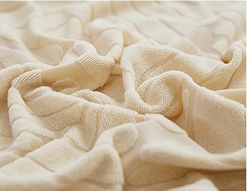 Miniatura 3 de IMYOGI Fundas de sofá de alta elasticidad con estilo en forma de L, fundas de sofá de color sólido, tela jacquard, lavable a máquina, protector de