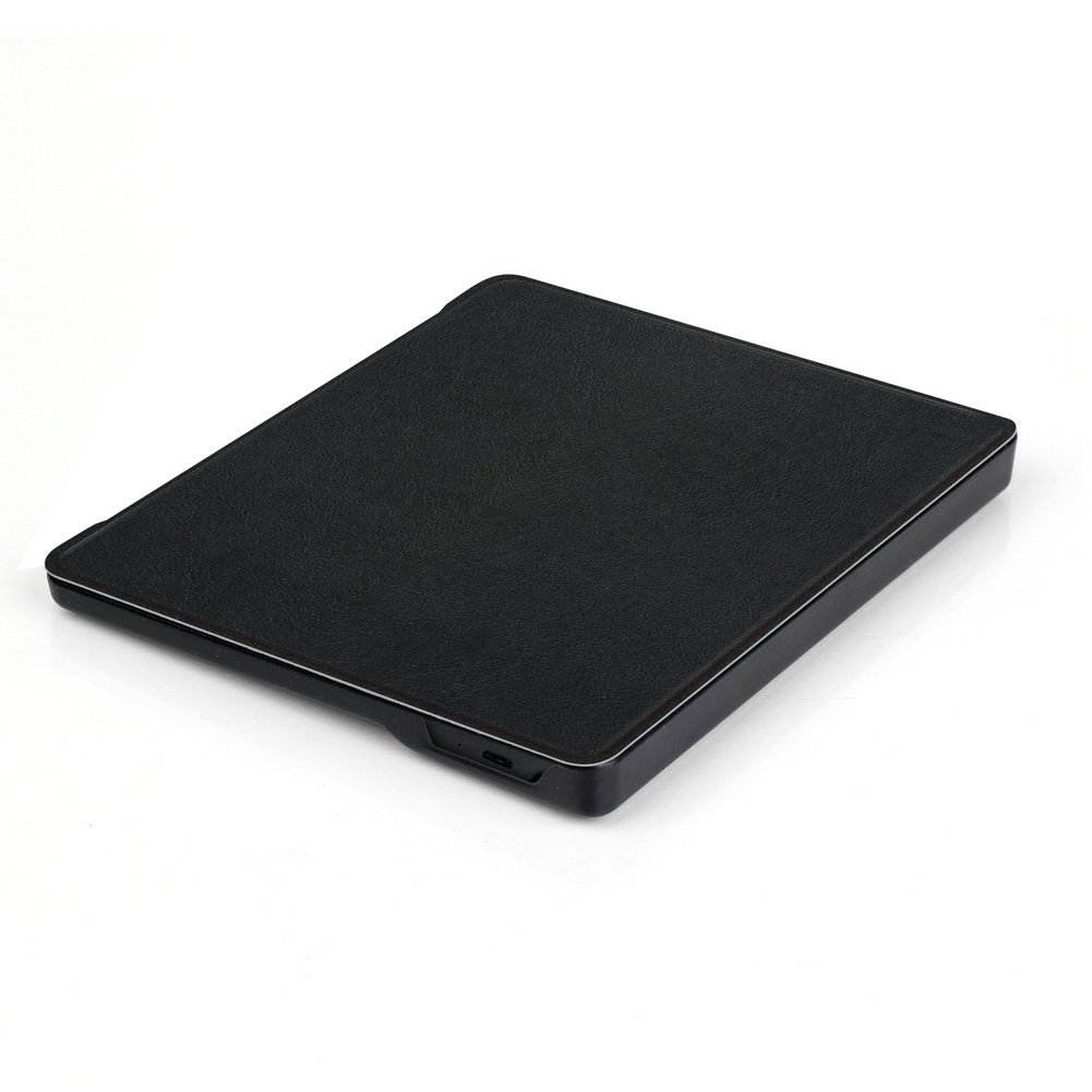 Kepuch Custer Cover per Kindle Oasis 2019 10th/2017 9th,PU-Pelle Case Custodia per Kindle Oasis 2019 10th/2017 9th - Nero