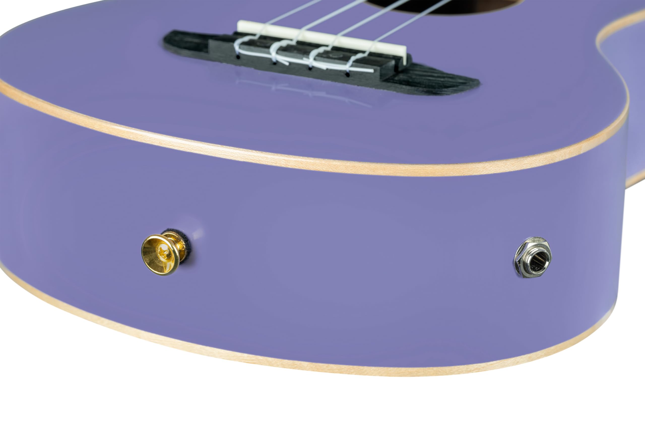 Ortega Guitars Ukulele Tenore Elettro-Acustico – Horizon Series – Gig Bag Inclusa – Cedro / Okoume, Purple (RUHZT-CE-VP)