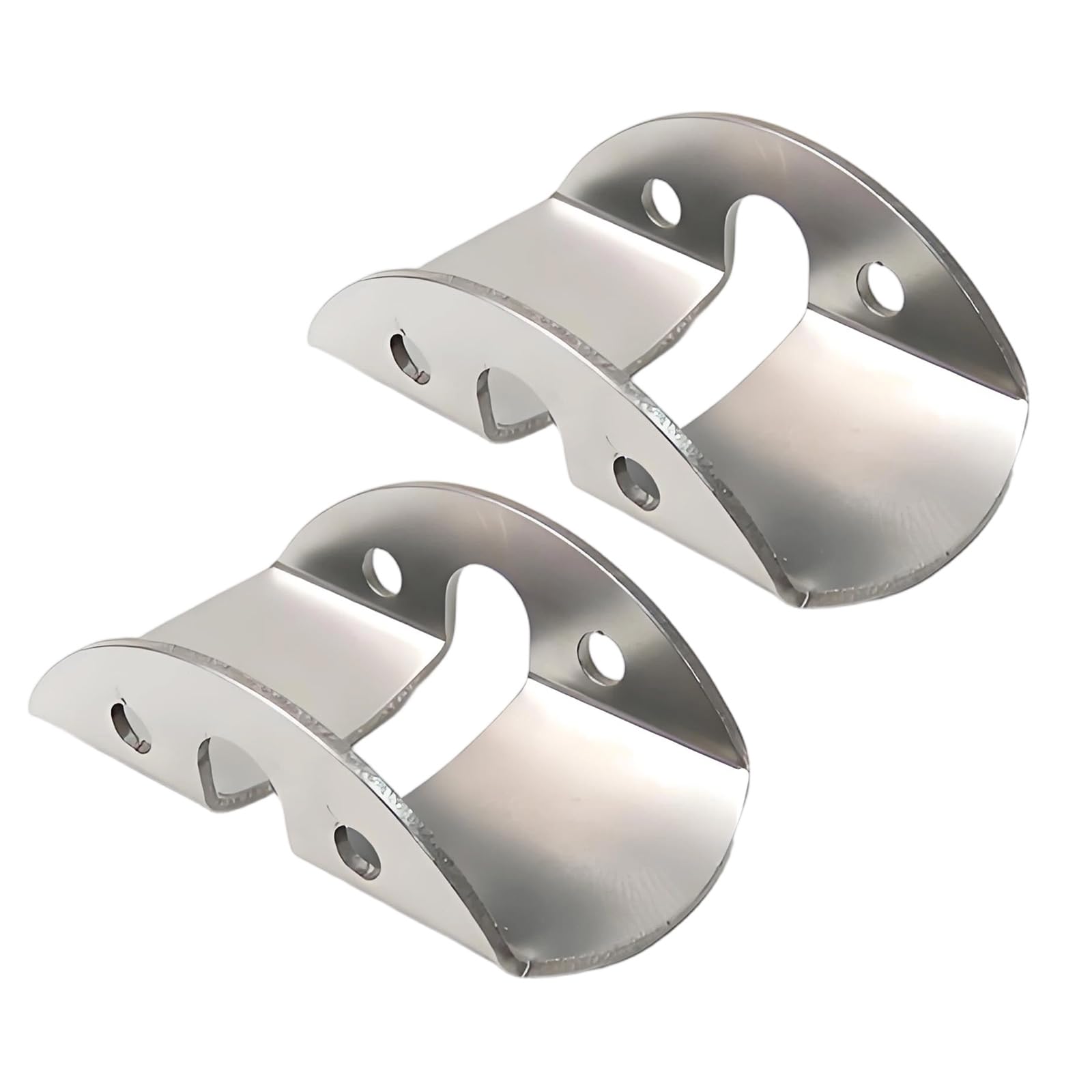 QIAOLIDA Diving Side Mount Tanks D Rings Base Stainless Steel With Rope Hole For Secure Scubas Equipment Attachment