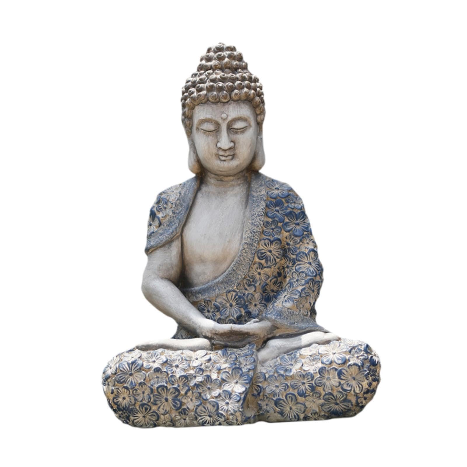Figurka Buddy, prezent do majsterkowania, dzieło sztuki Fengshui, rzeźba Buddy w stylu vintage, ozdoba Buddy do ogrodu, na biurko, do domu