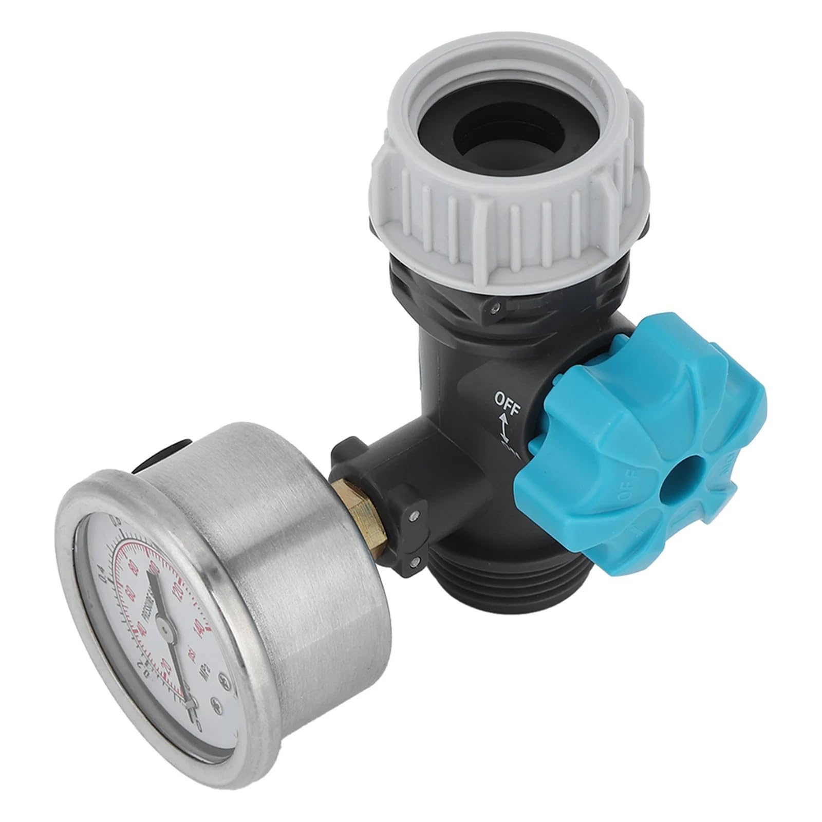 G3/10.2 cm regulowany regulator ciśnienia wody reduktor zaworu z manometrem szklarnia ogród redukcja