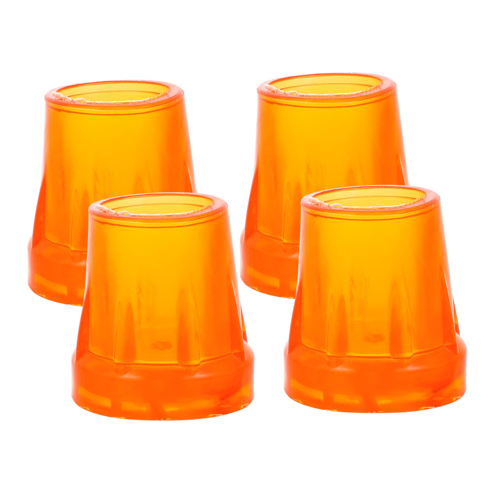 HAPINARY 4pcs Crutch Non-Slip Crutch Feet Protector Crutch Non- Slip Pad Crutch Leg Protector Walking Stick Foot Pad Walker Crutch Feet Cover Crutch Feet Pad Crutch Stick Beef Tendon