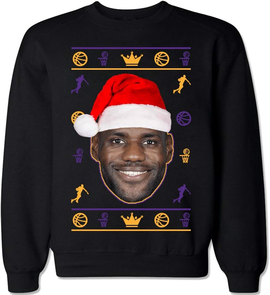 FTD Apparel Men's Lebronidays Lukalidays Crewneck Sweater