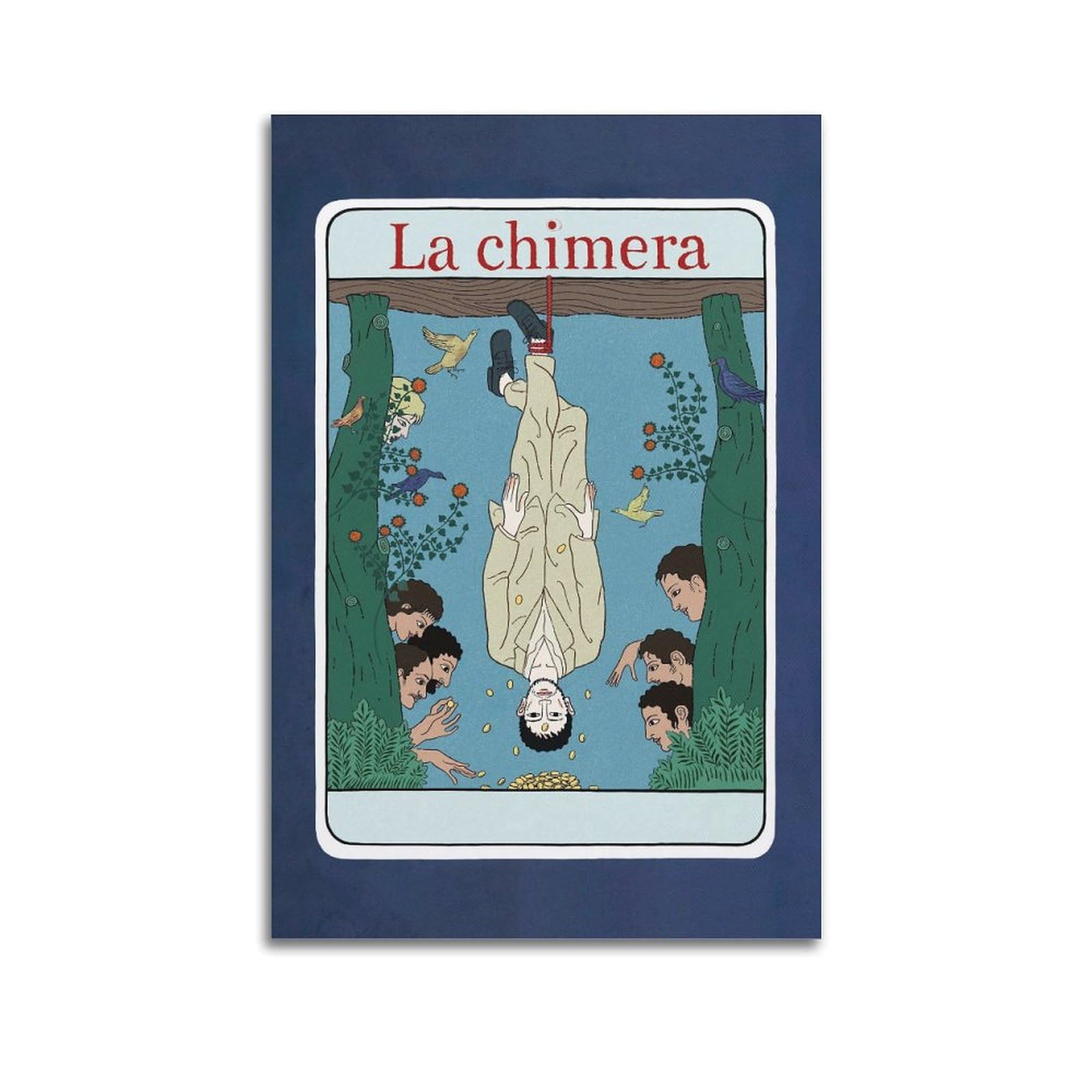 Azizat Poster La Chimera Moive decorazione artistica da parete per soggiorno e camera da letto, 40 x 60 cm, senza cornice