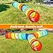 Imagen de Wilwolfer Túnel de Juego Infantil para Bebés 180cm Túnel para Gatear con Ventana de Malla