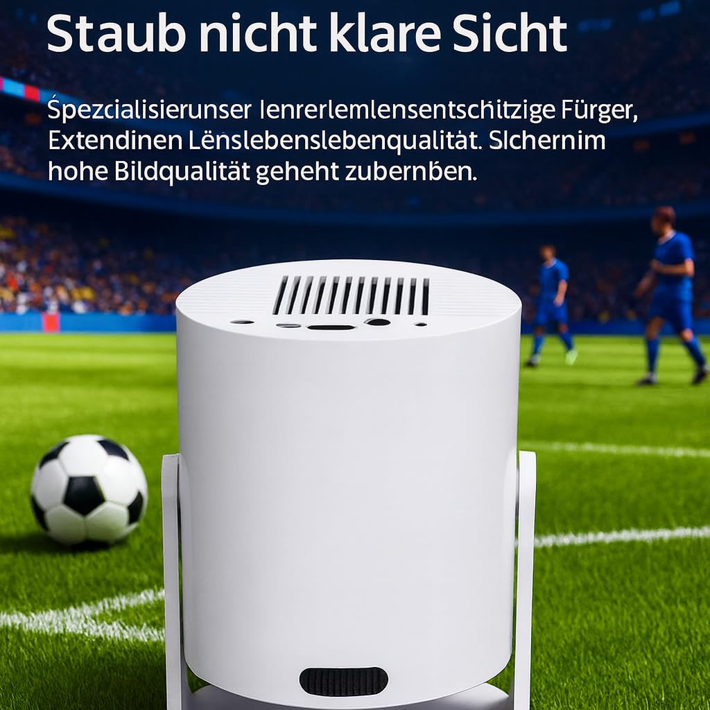 HY300 PRO Mini videoproiettore, supporto 4K 1080P, con Android 11, WiFi 6, Bluetooth 5.0, supporta Airplay & Miracast, proiettore portatile domestico e esterno, proiettore con trape automatica (S2)