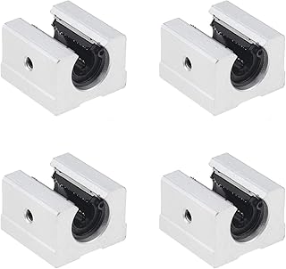 4PCS SBR16UU SBR Linear Ball Bearing Slide Block for SBR16 Linear Rail Guide