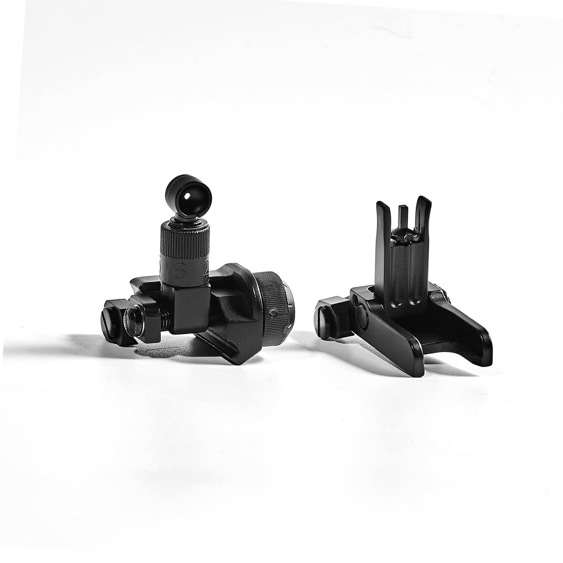 Ensemble de viseurs en fer pliables avant et arrière, viseurs métalliques de secours à transition rapide, rotation réglable gauche et droite, pour rail de 20 mm