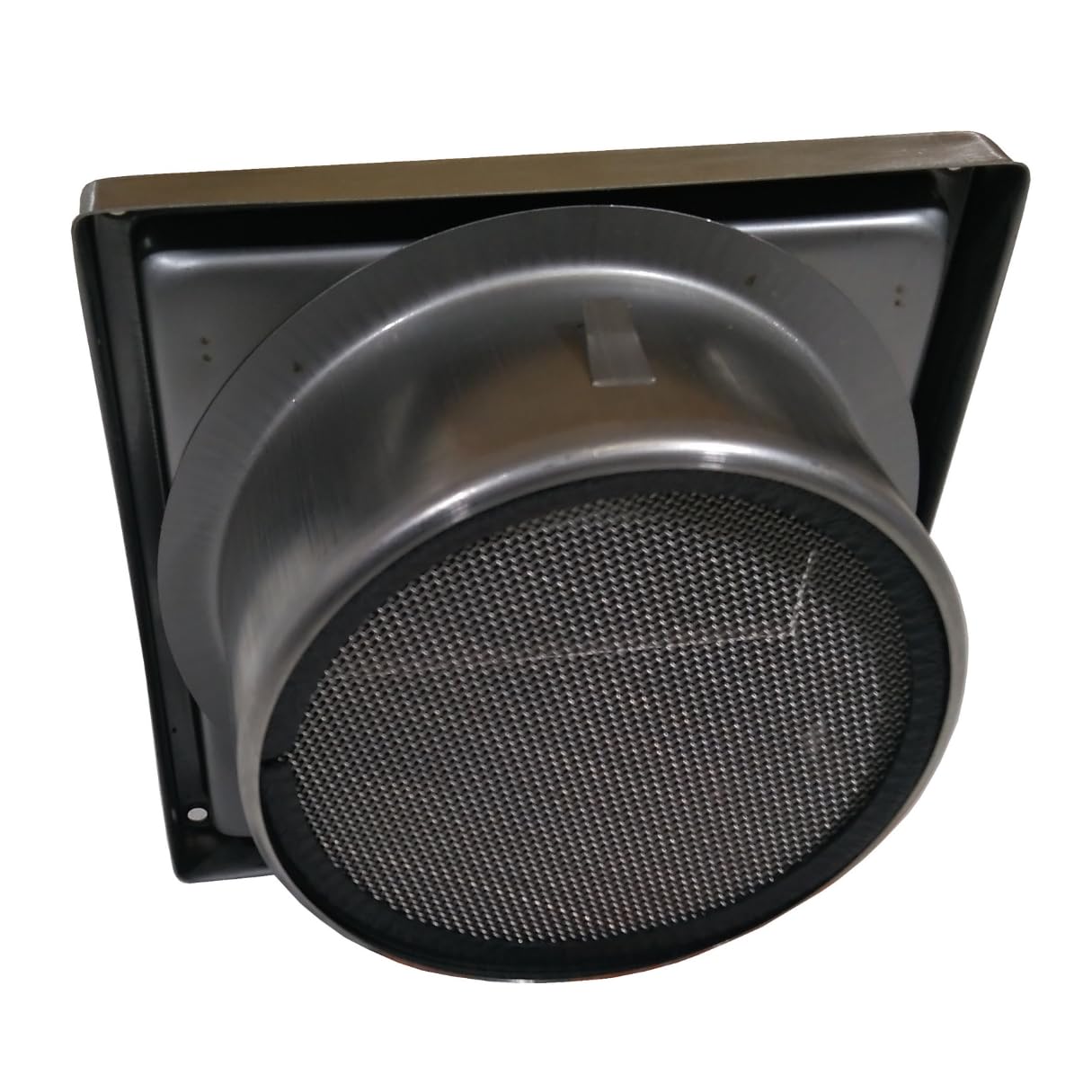 VentilationNord Mauerkasten Set mit Mauerkasten 150, Kanal-Set, Flachkanal-Anschluss, Wetterschutz-Lüftungsgitter mit Lamellen, Insektenschutz & Teleskoprohr Ø 150 | Mauerdurchführung Set