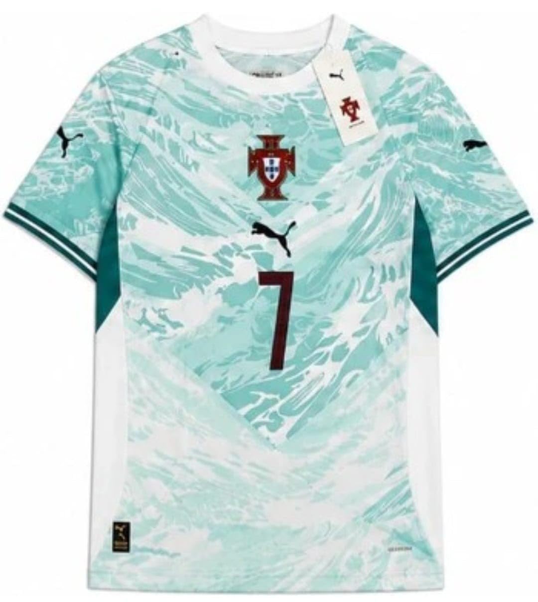 Portugal Ronaldo No. 7 Away Football Jersey | Moisture-Wicking Fabric, Quick-Dry Technology, All-Over Graphic Print, Regular Fit, Multi-Sport Use-picture-22