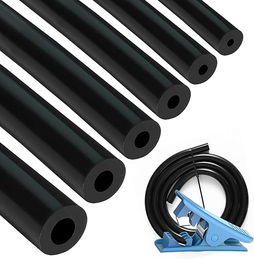 1/8" 5/32" 3/16" 1/4" 5/16" 3/8" Silicone Vacuum Hose Automotive, High Performance Automotive Silicone Vacuum Tubing Hose Kit for Air&Water (1/8"+5/32"+3/16"+1/4"+5/16"+3/8"+Tube Cutter-5Feet)