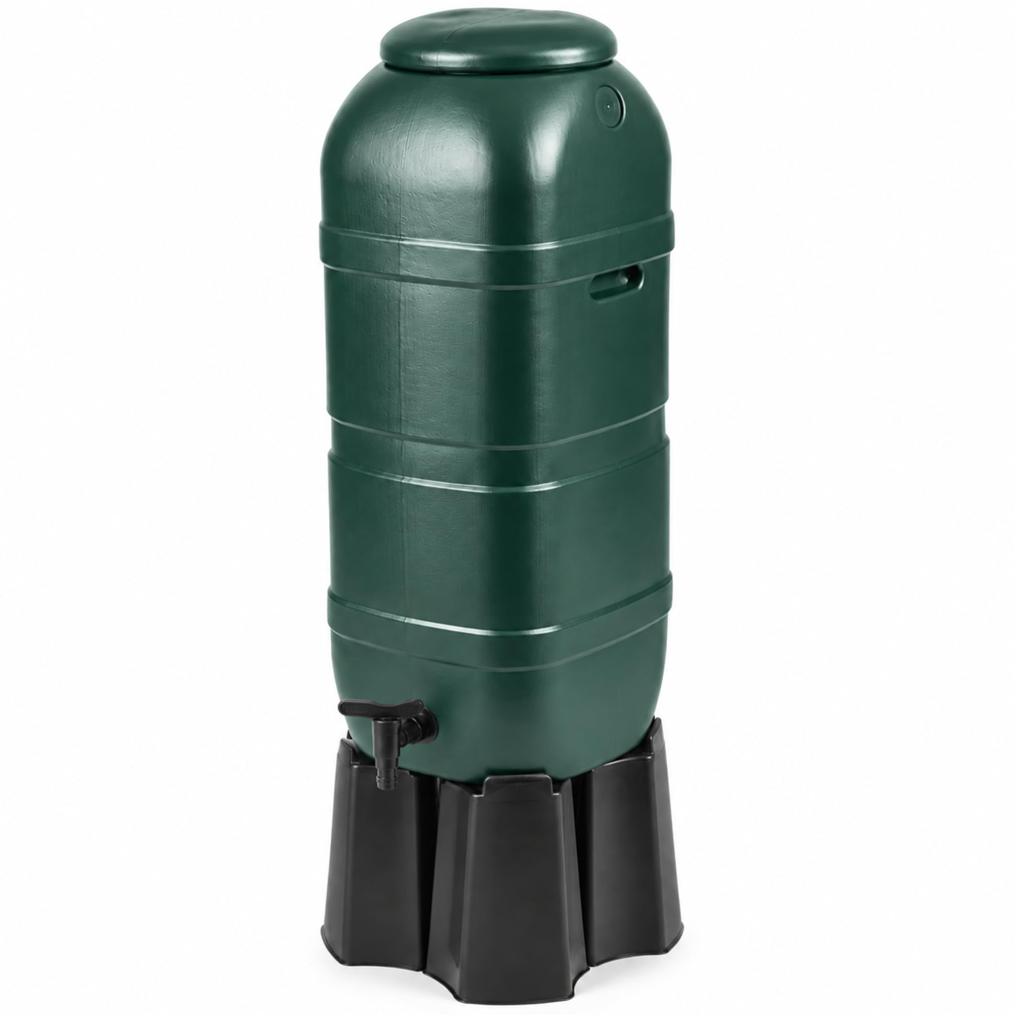 100L Slim Space Saver Water Butt with Tap, Lid & Stand
