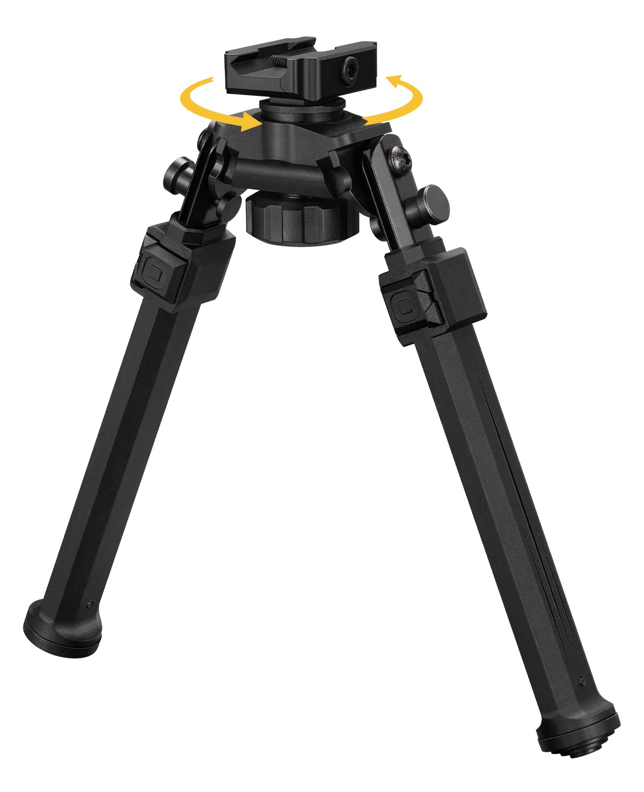 CVLIFE Picatinny Bipods for Rifles Bipod Adjustable Rotation 360 Degrees Tilt Portable Sturdy Bipod for Hunting and Shooting