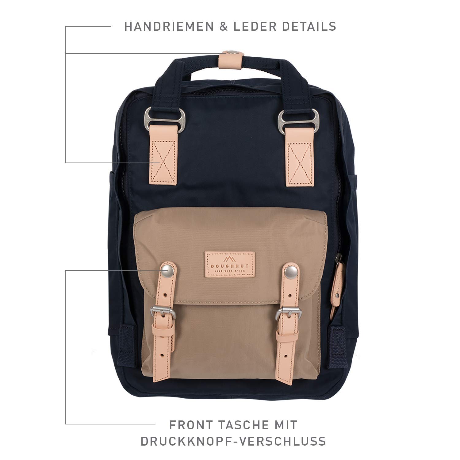 Doughnut Macaroon Mochila Unisex adulto