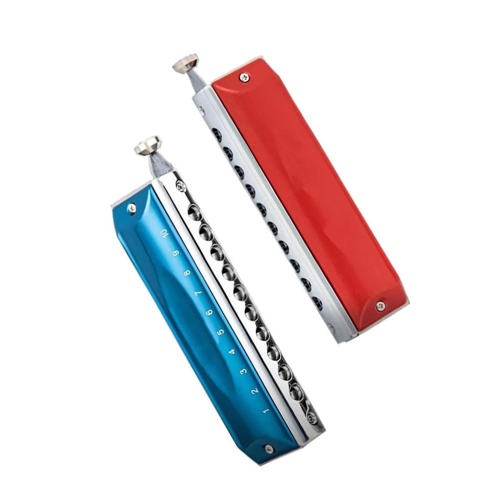 Armonica Cromatica A 10 Fori In Tonalità Di Do Prestazioni Professionali Adatte Ai Principianti Armonica(Blue)