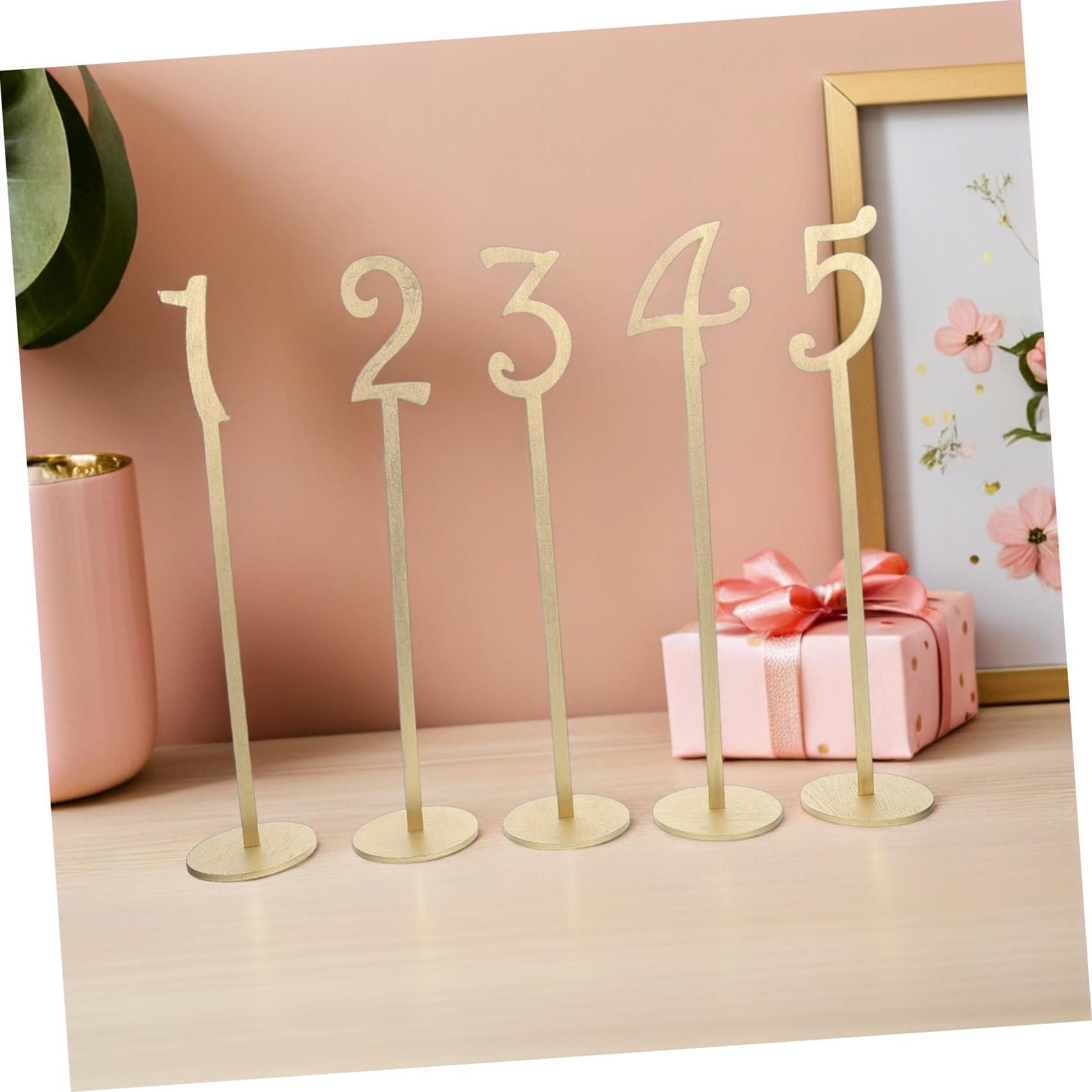 BESTYASH 20 De Mesa De Madera Con Soporte, Del 1, Centros De Mesa Para Bodas, Cumpleaños, Fiestas, Restaurantes, De Asientos,