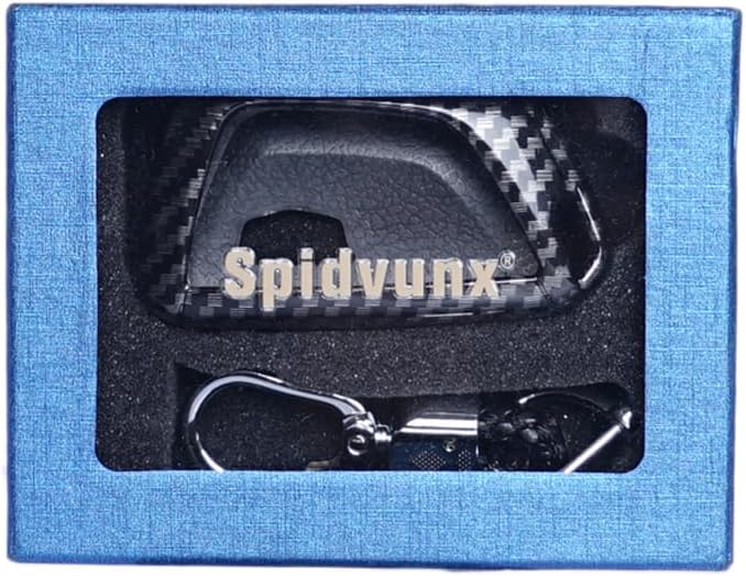 Miniatura 8 de Funda para llavero Cadillac con patrón de fibra de carbono para Cadillac Escalade CT5 CT6 5 6 botones 2022-24 2025