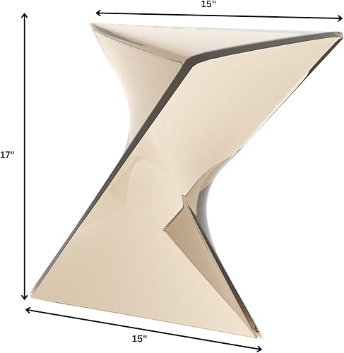 Miniatura 18 de LeisureMod Mesa auxiliar moderna color gris, elegante mesa auxiliar para dormitorio y sala de estar