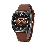Daniel Hechter Paris Vaneau Collection Analog Watch for Men – Water Resistant Quartz Movement, Date Display with Silicon Strap