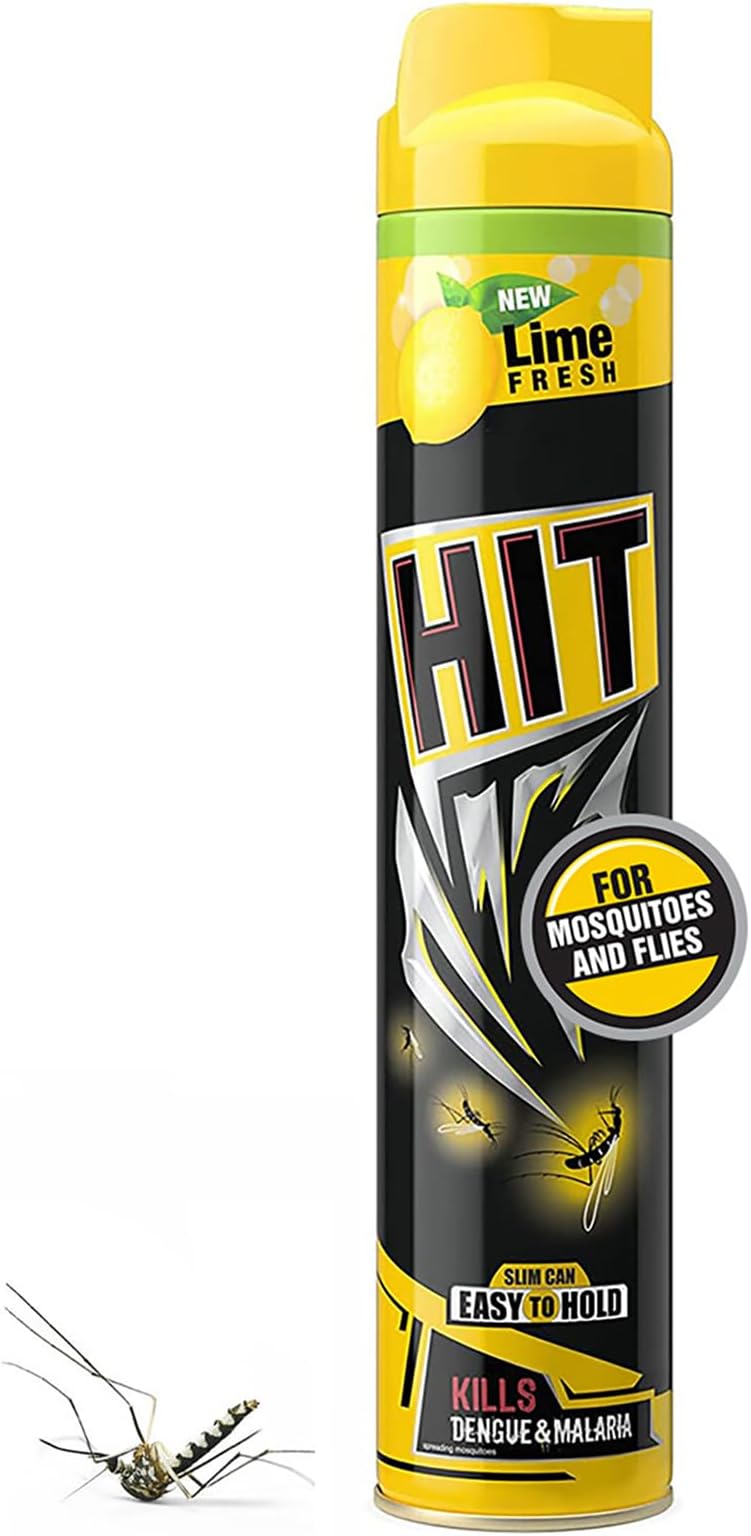 Flying Insect Killer - Mosquito & Fly Killer Spray | Lime Fragrance | Instant Kill | Protection from Dengue & Malaria, 400ml
