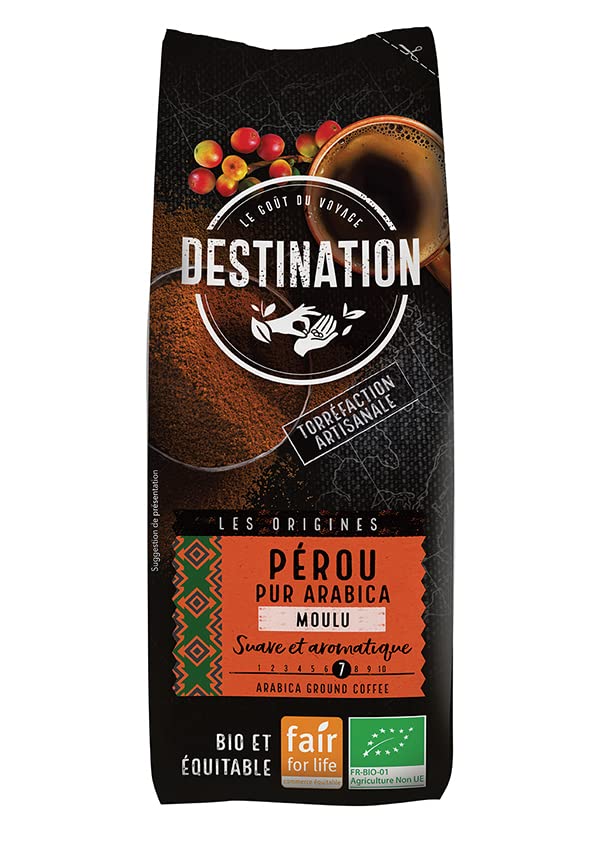 DESTINATION Cafe Molido Peru Arabica 250 Gr, Unflavoured