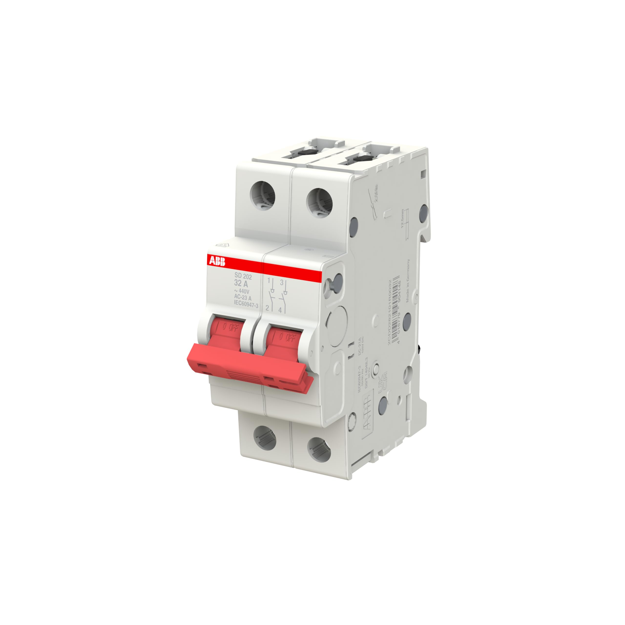 ABB SD202/32 INTERRUTTORE-SEZIONATORE 2P 32A